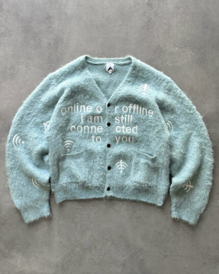 ARTIFICIAL FEVER "ONLINE OR OFFLINE" CARDIGAN